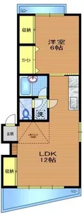 サンハイツ【2階】の間取り