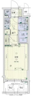 スワンズシティ大手前ソレイユ【12階】の間取り