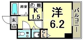 ロイヤルヒル神戸三ノ宮【4階】の間取り