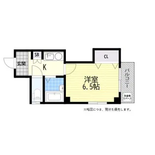 リベルテ六甲【1階】の間取り