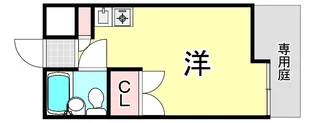 津門サンロイヤル【1階】の間取り