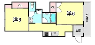 トウセン本町橋ビル【9階】の間取り
