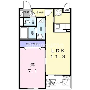 アルバグランデ【2階】の間取り