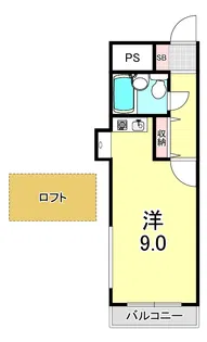 メゾンエルヴェ【4階】の間取り