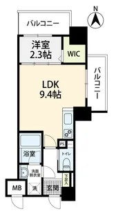 ノア吉塚【7階】の間取り