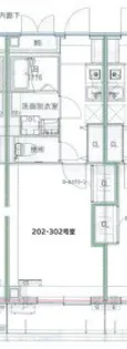 T−FLAT Daimosu【3階】の間取り