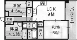 リビーナ東なにわ【1階】の間取り
