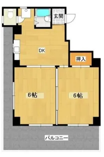 以和貴ハイツ【3階】の間取り