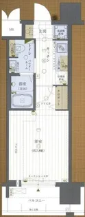 レジュールアッシュ南堀江【2階】の間取り