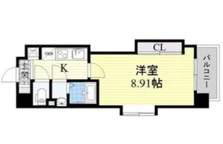 Luxe難波西Ⅲ【4階】の間取り