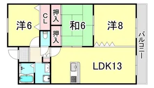 アミューズメントⅠ番館【2階】の間取り