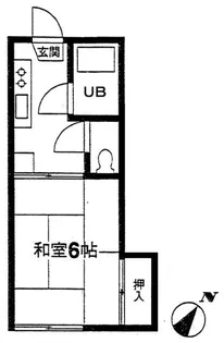 ハイツシノC【1階】の間取り