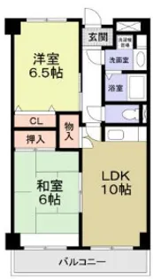 カクタスガーデン【3階】の間取り