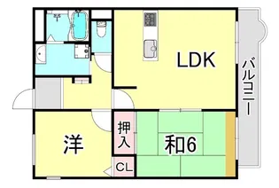 ジオレミヨ甲子園口【3階】の間取り