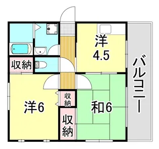 コンドウマンション【2階】の間取り