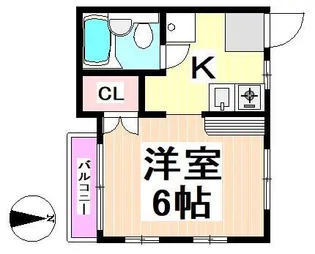 メゾンジョリ【2階】の間取り