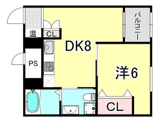 三國ビル【9階】の間取り
