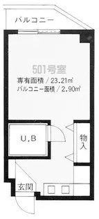 メインステージ代田橋【5階】の間取り