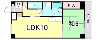 宝和マンション【3階】の間取り