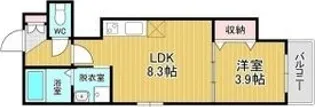 GRAND BLISS【2階】の間取り