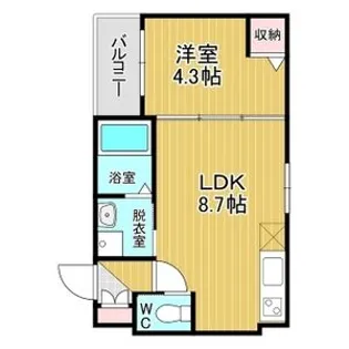 GRAND BLISS【2階】の間取り
