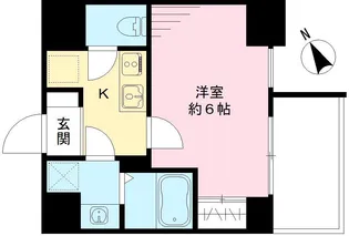 エスリード神戸ハーバークロス【7階】の間取り