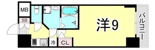 S-RESIDENCE神戸磯上通【5階】の間取り