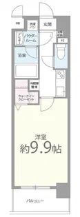 アジュール水堂【6階】の間取り