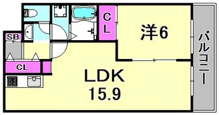 エトワール21【3階】の間取り