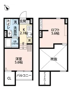ソフィア姫里【2階】の間取り