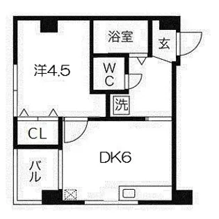 城内マンション【2階】の間取り