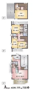 グランジュテ ビュー イワゾノの間取り