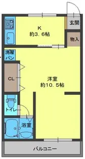 花の木・魚崎浜【2階】の間取り