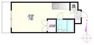 ロッキーヒルズ自由が丘【1階】の間取り