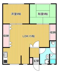 生和マンション【2階】の間取り