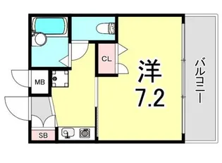 ドム北口【2階】の間取り