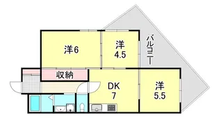 コムーネ本山【1階】の間取り