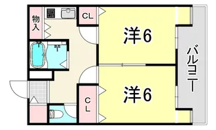 メゾン大和7号館【5階】の間取り