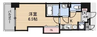 ラグゼ難波西Ⅰ【5階】の間取り