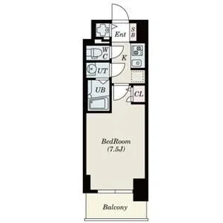 S-RESIDENCE難波Briller【5階】の間取り