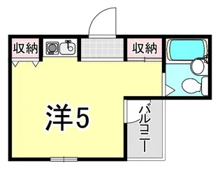 ルミエール苦楽園【2階】の間取り