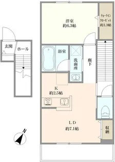ポルク上河原の間取り