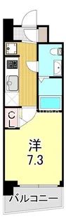セレニテ神戸プリエ【2階】の間取り