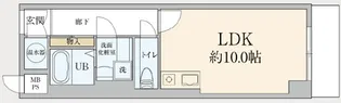 パレロワイヤル順慶町【4階】の間取り