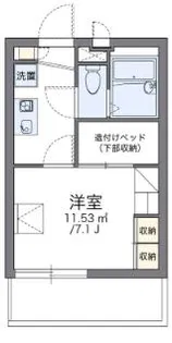 レオパレスル コントワールⅥ【4階】の間取り