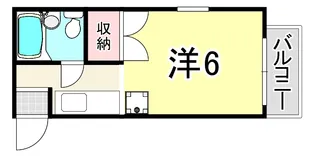 ダイドーメゾン塚口Ⅱ【2階】の間取り