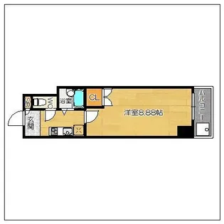 Totsu Residence Hakata East【12階】の間取り