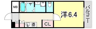 ロジュマンヴェール【8階】の間取り