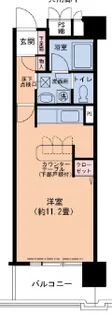 UR武庫川 1号棟【13階】の間取り