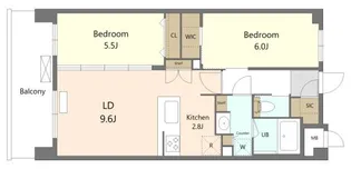 S-RESIDENCE豊achieve【2階】の間取り